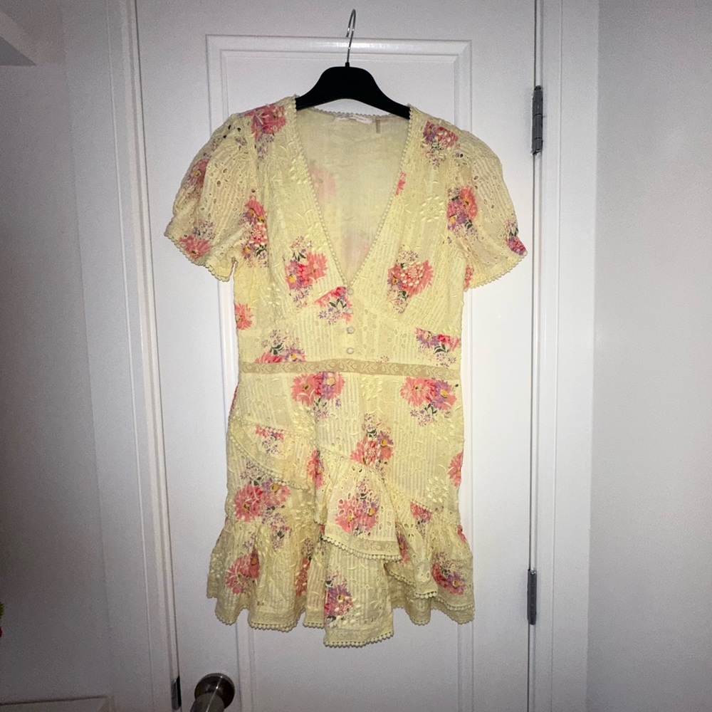 Love shack fancy yellow dress